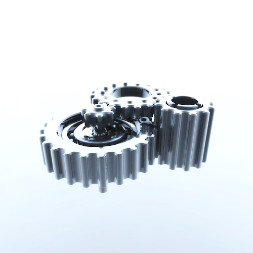 &darr;&darr;斜齿轮传动