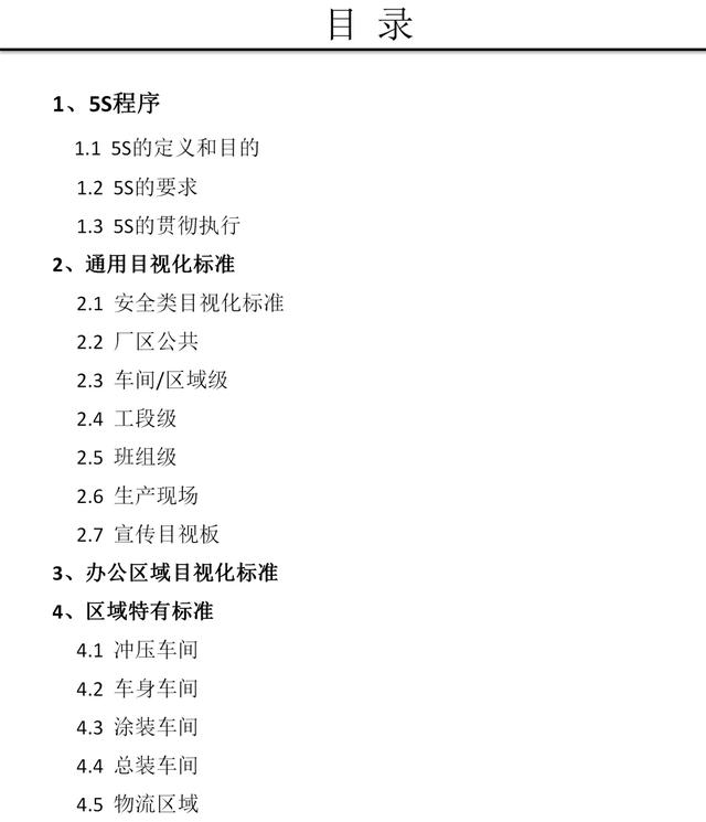 【5S知识】别人家的5S与目视化管理手册