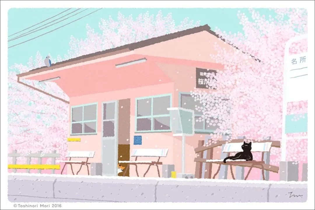 �������������ձ��廭ʦ���µ�è��ȥ̤�࣬�����µķ�⾡���۵�