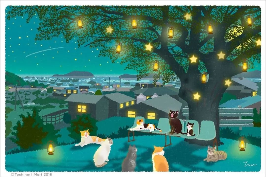 �������������ձ��廭ʦ���µ�è��ȥ̤�࣬�����µķ�⾡���۵�