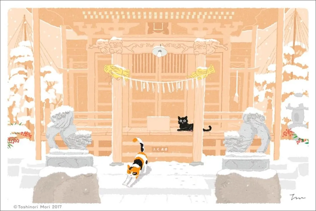 �������������ձ��廭ʦ���µ�è��ȥ̤�࣬�����µķ�⾡���۵�