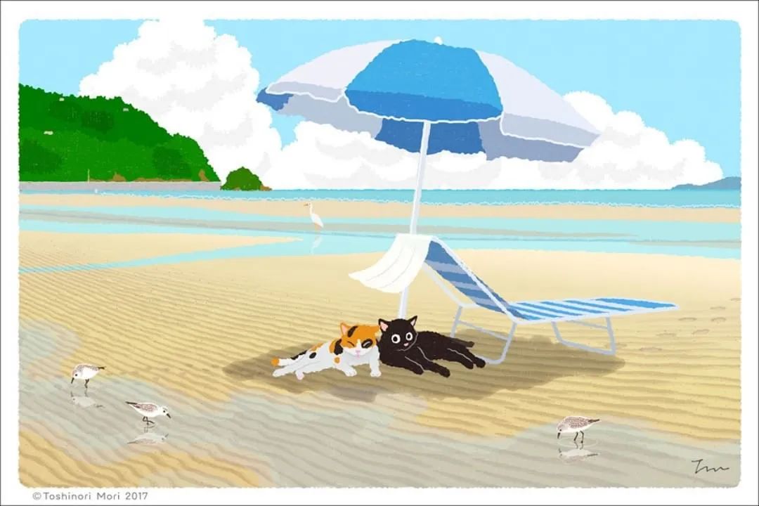 �������������ձ��廭ʦ���µ�è��ȥ̤�࣬�����µķ�⾡���۵�