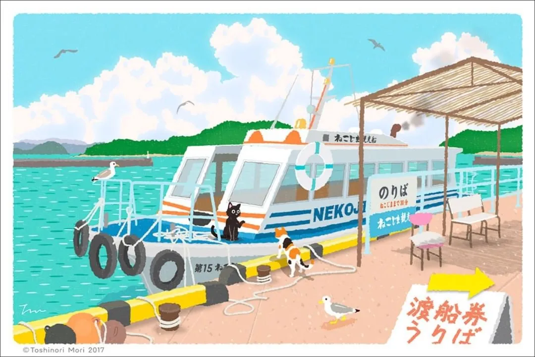 �������������ձ��廭ʦ���µ�è��ȥ̤�࣬�����µķ�⾡���۵�