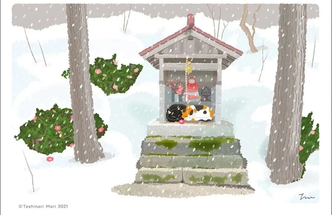 �������������ձ��廭ʦ���µ�è��ȥ̤�࣬�����µķ�⾡���۵�