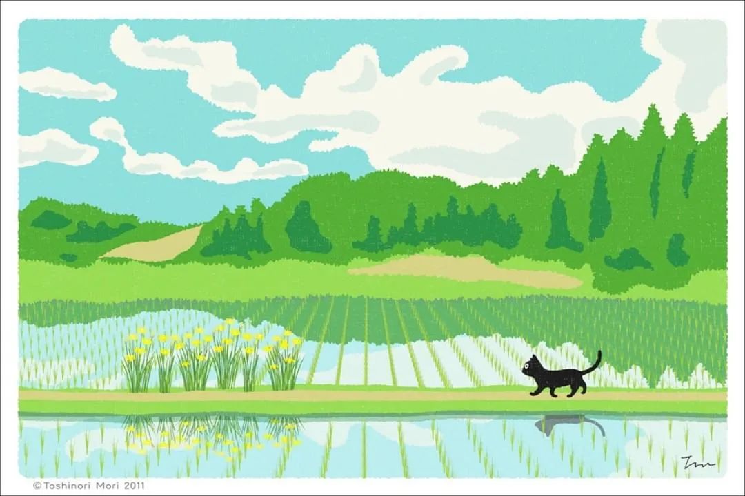 �������������ձ��廭ʦ���µ�è��ȥ̤�࣬�����µķ�⾡���۵�