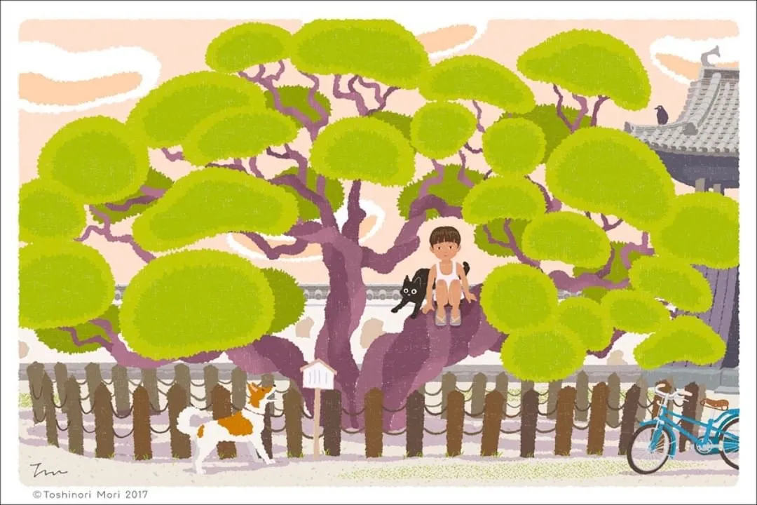 �������������ձ��廭ʦ���µ�è��ȥ̤�࣬�����µķ�⾡���۵�