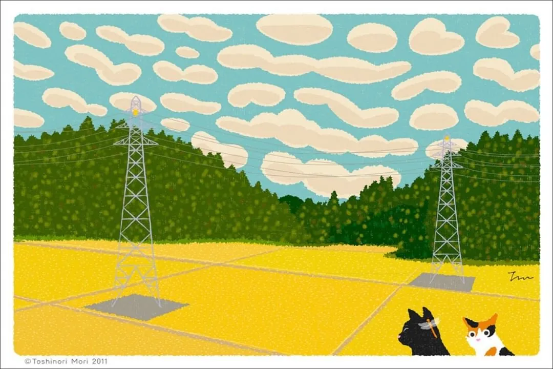 �������������ձ��廭ʦ���µ�è��ȥ̤�࣬�����µķ�⾡���۵�