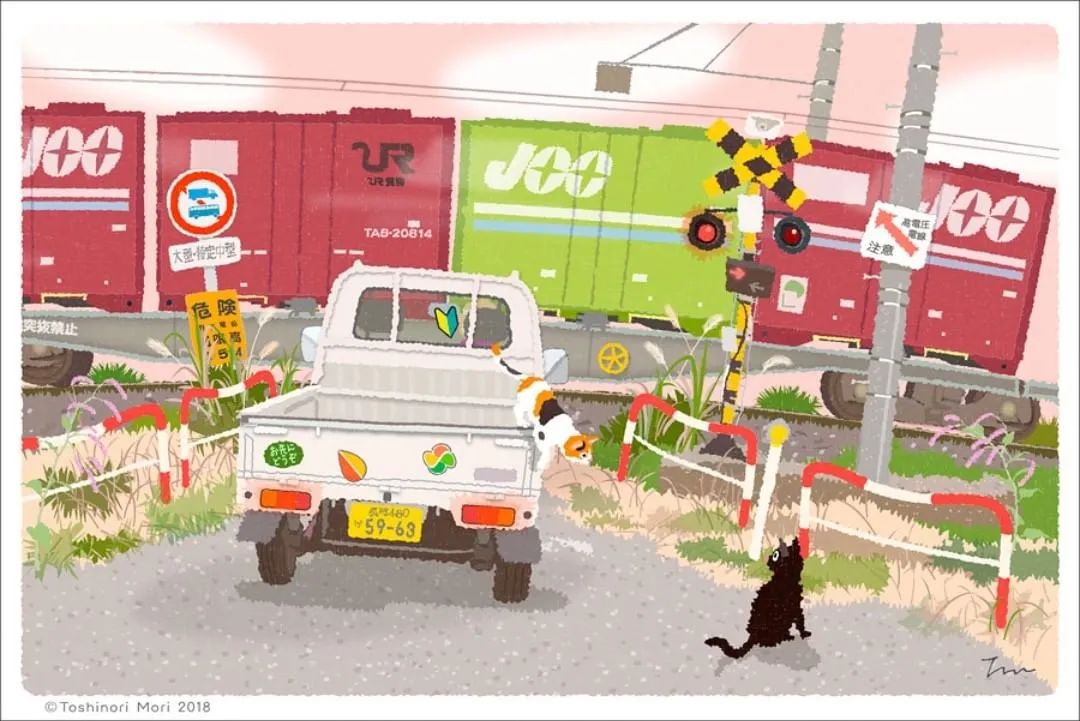 �������������ձ��廭ʦ���µ�è��ȥ̤�࣬�����µķ�⾡���۵�