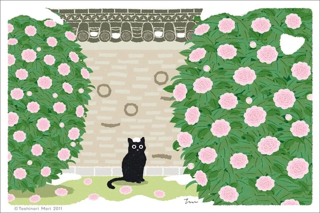 �������������ձ��廭ʦ���µ�è��ȥ̤�࣬�����µķ�⾡���۵�