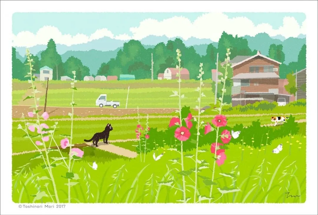 �������������ձ��廭ʦ���µ�è��ȥ̤�࣬�����µķ�⾡���۵�