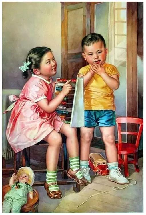 收藏吧！一百多张无水印怀旧年代年画宣传画