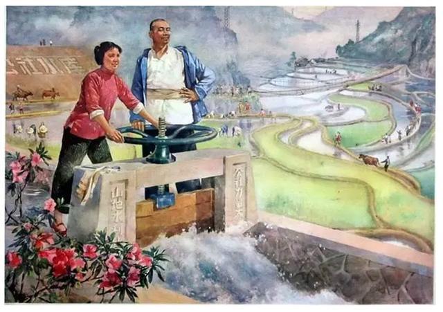 收藏吧！一百多张无水印怀旧年代年画宣传画