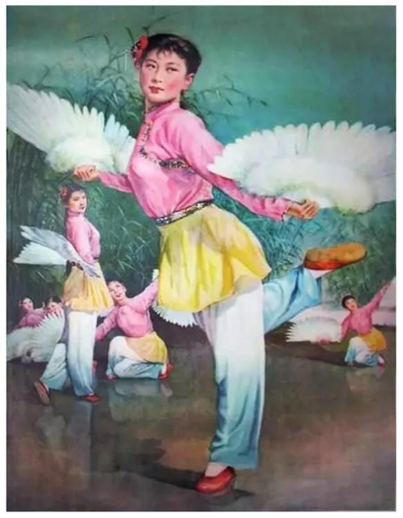 收藏吧！一百多张无水印怀旧年代年画宣传画