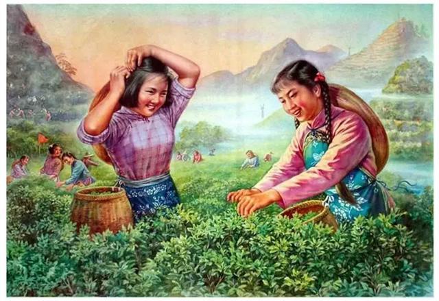 收藏吧！一百多张无水印怀旧年代年画宣传画