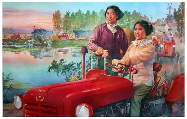 收藏吧！一百多张无水印怀旧年代年画宣传画