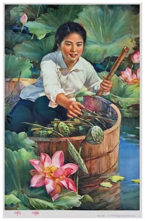 收藏吧！一百多张无水印怀旧年代年画宣传画