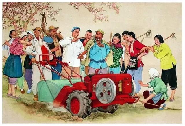 收藏吧！一百多张无水印怀旧年代年画宣传画