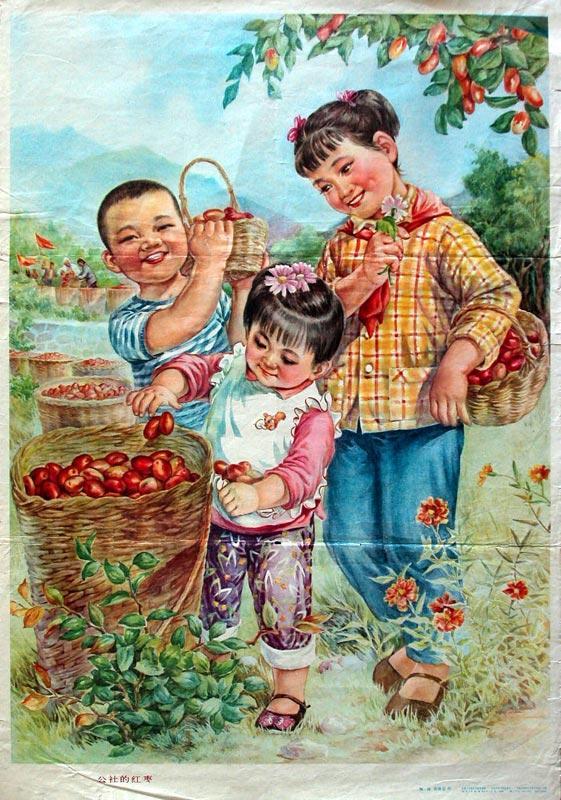 收藏吧！一百多张无水印怀旧年代年画宣传画