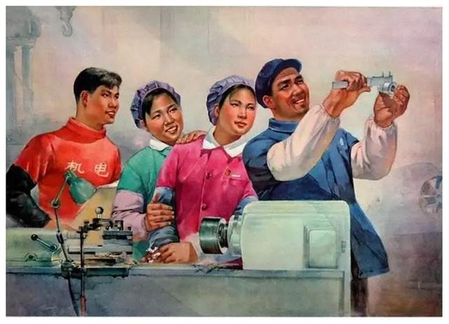 收藏吧！一百多张无水印怀旧年代年画宣传画