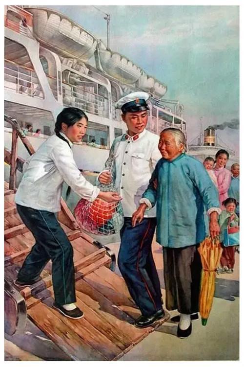 收藏吧！一百多张无水印怀旧年代年画宣传画