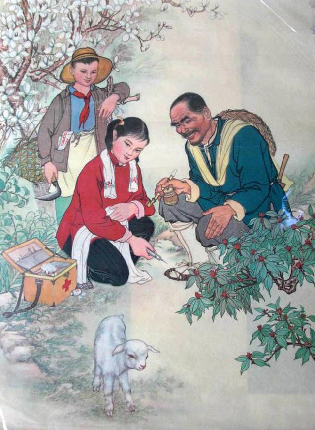 收藏吧！一百多张无水印怀旧年代年画宣传画