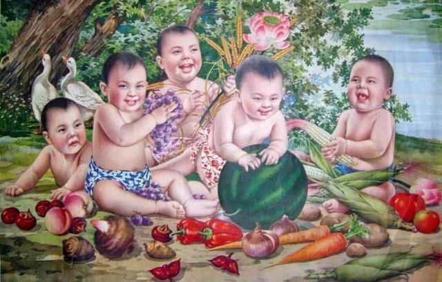 收藏吧！一百多张无水印怀旧年代年画宣传画