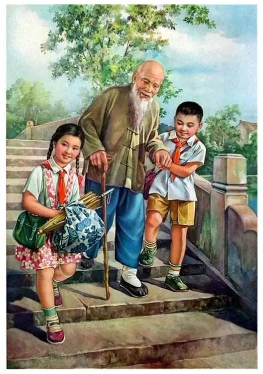 收藏吧！一百多张无水印怀旧年代年画宣传画