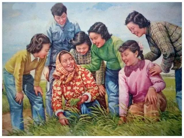 收藏吧！一百多张无水印怀旧年代年画宣传画