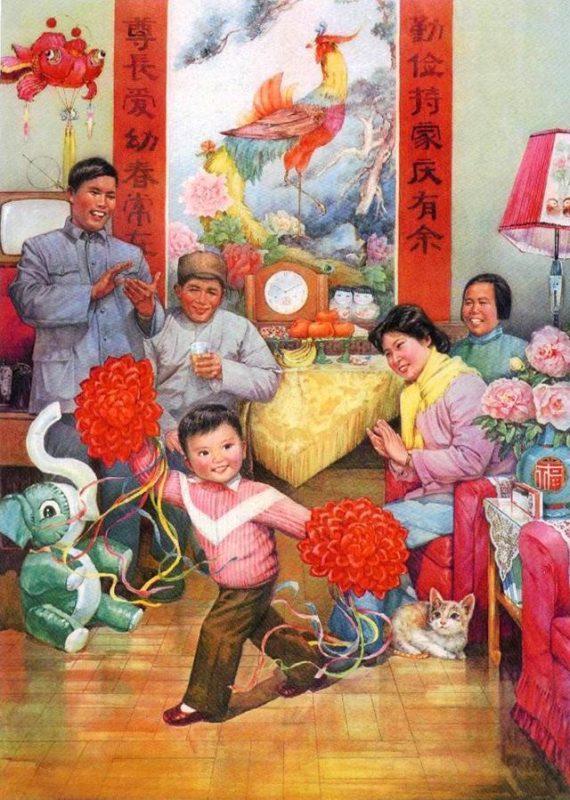 怀旧年代的宣传画-小改变网