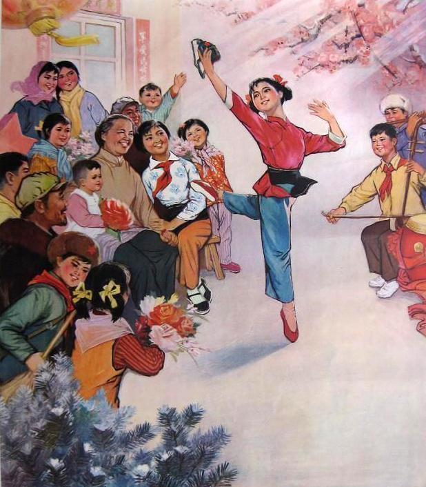 收藏吧！一百多张无水印怀旧年代年画宣传画