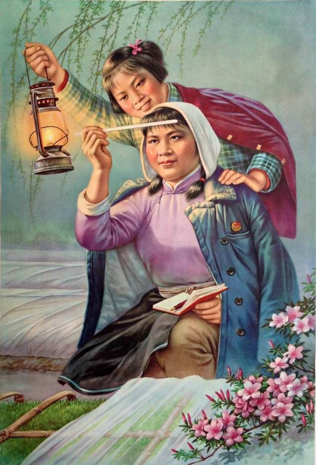 收藏吧！一百多张无水印怀旧年代年画宣传画