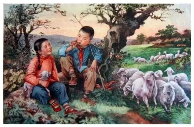 收藏吧！一百多张无水印怀旧年代年画宣传画