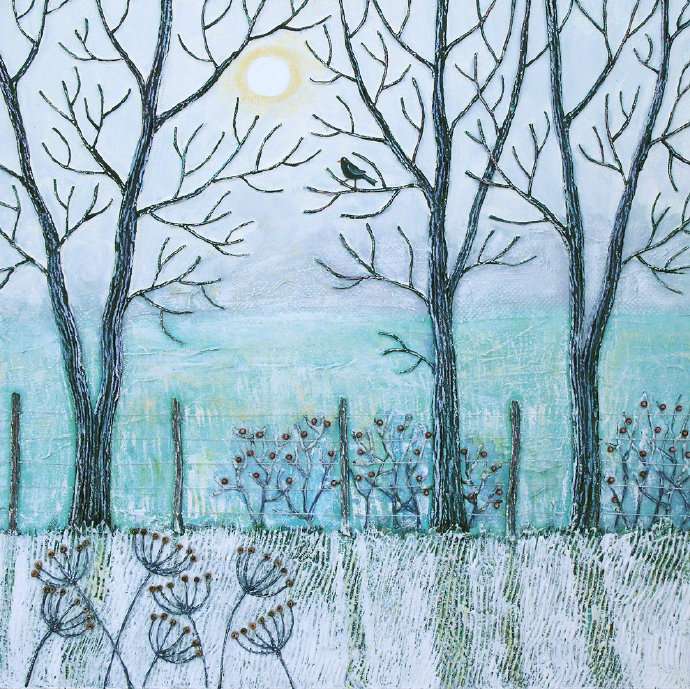 英国画家 Jo Grundy  纯真的画风 笔下的春夏秋冬绘画作品欣赏