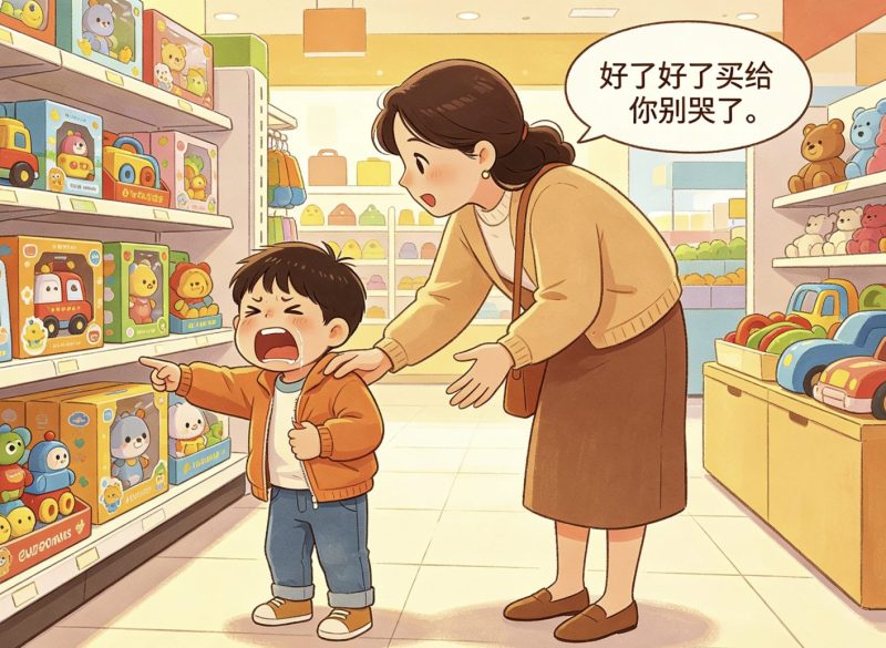 孩子哭闹撒泼时，你脱口而出的第一句话，决定了情商高低-小改变网